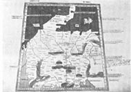 Mapa z atlasu Ptolemeusza